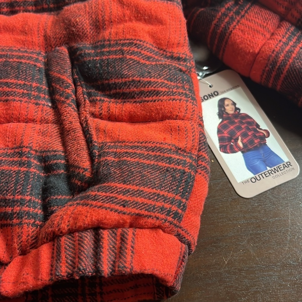Ci Sono Los Angeles Plaid Bomber Jacket - Picture 2 of 11